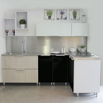 Orazio - Mueble lavadero ahorra espacio de resina,55 x 35 cm
