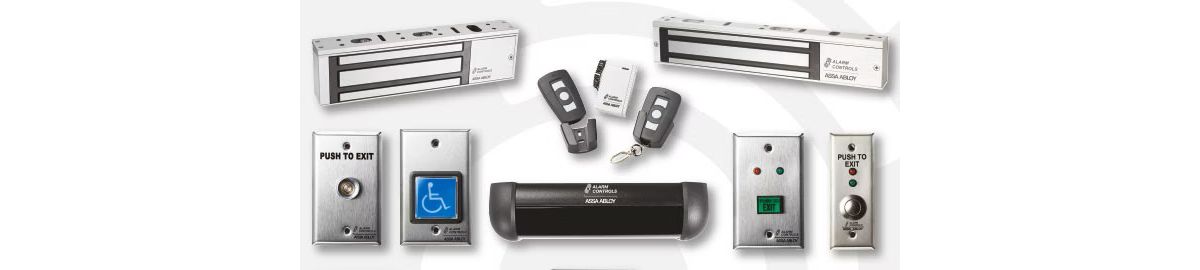 Botones de Solicitud de Salida Alarm Controls (Alarm Controls Request to Exit Switches)